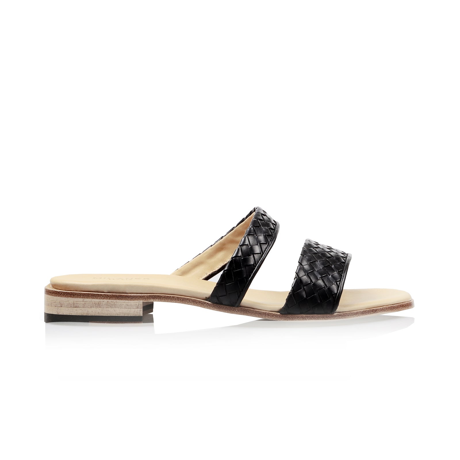 The Simone Woven Leather Sandals - MILANER